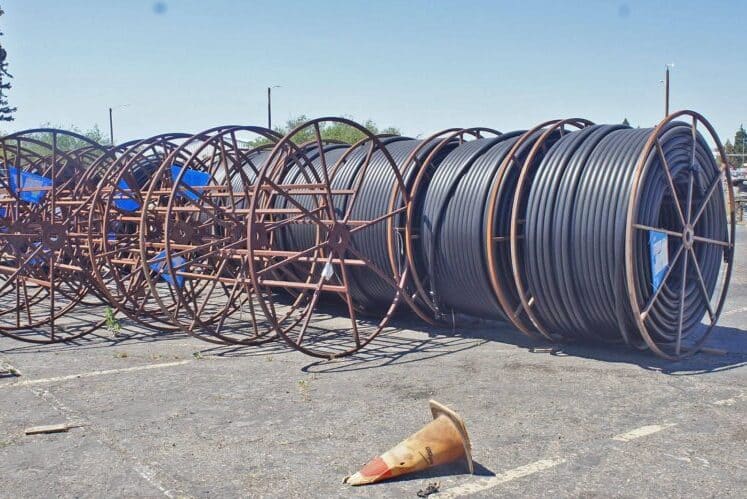 Copper cable on reels (1)