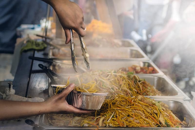 street food noodles